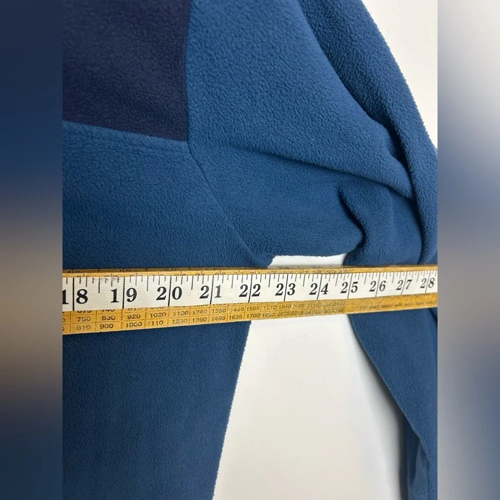 The North Face Fleece Snap Button Sweatshirt Navy Blue Cabincore Outdoor Men M